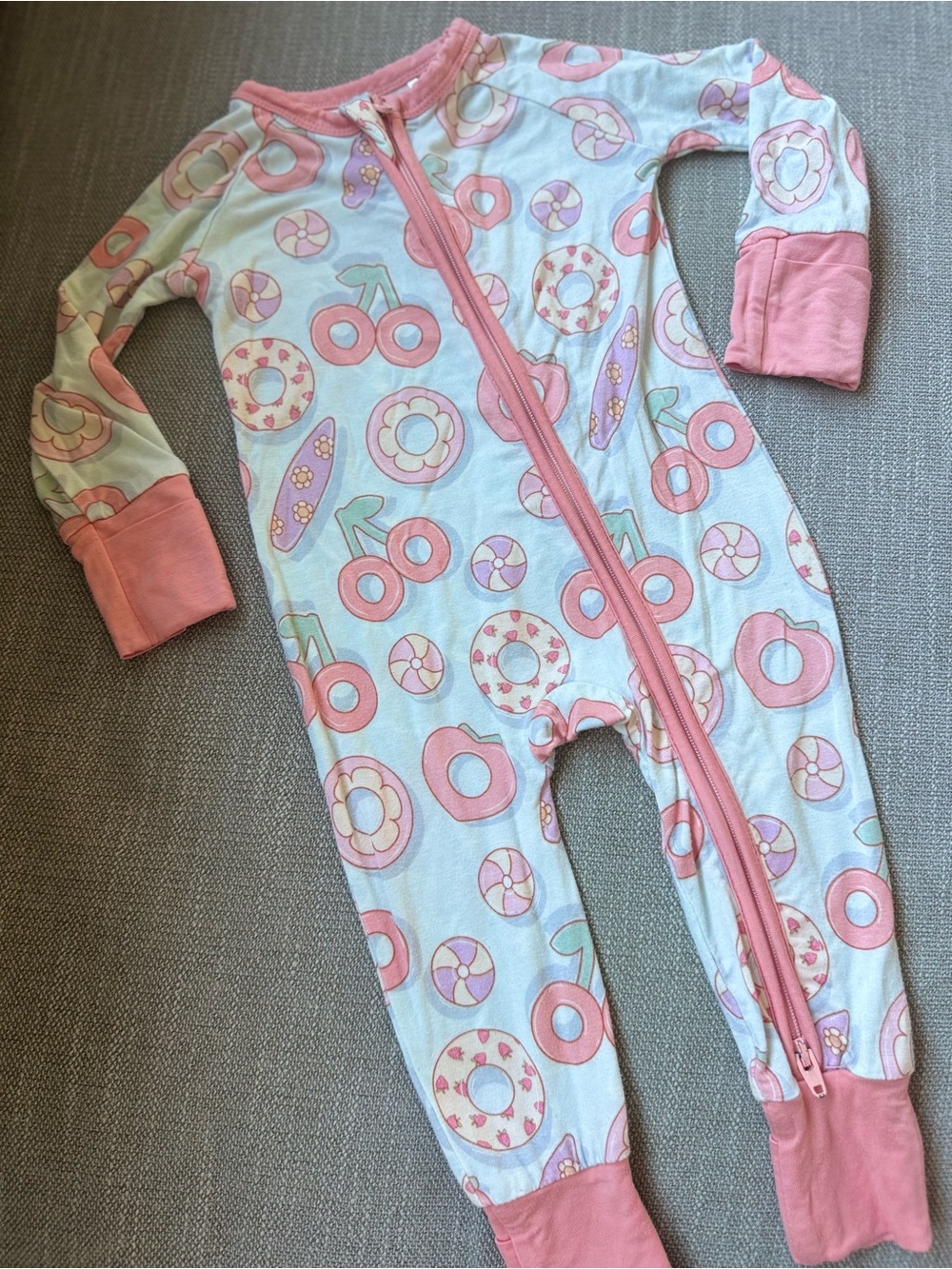 In My Jammers pool floaties One-Piece Zipper Pajamas